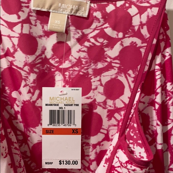 MICHAEL Michael Kors Printed Drawstring Maxi Dress - Picture 7 of 8